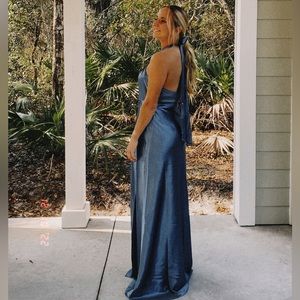 Dark Blue bridesmaid dress